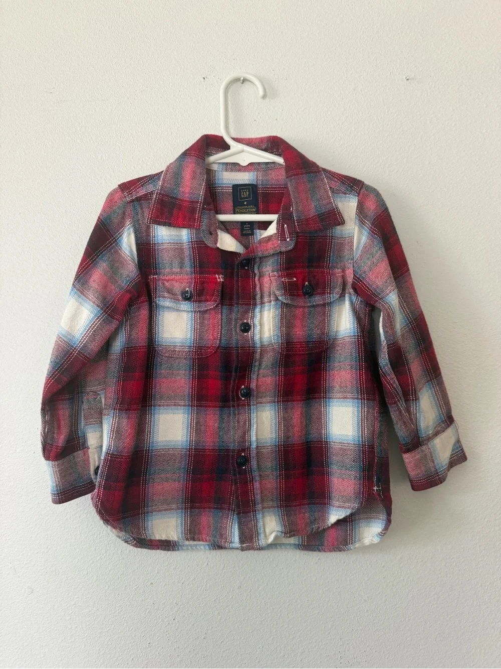 Gap X Pendleton toddler boys flannel shirt  Size 3 years
